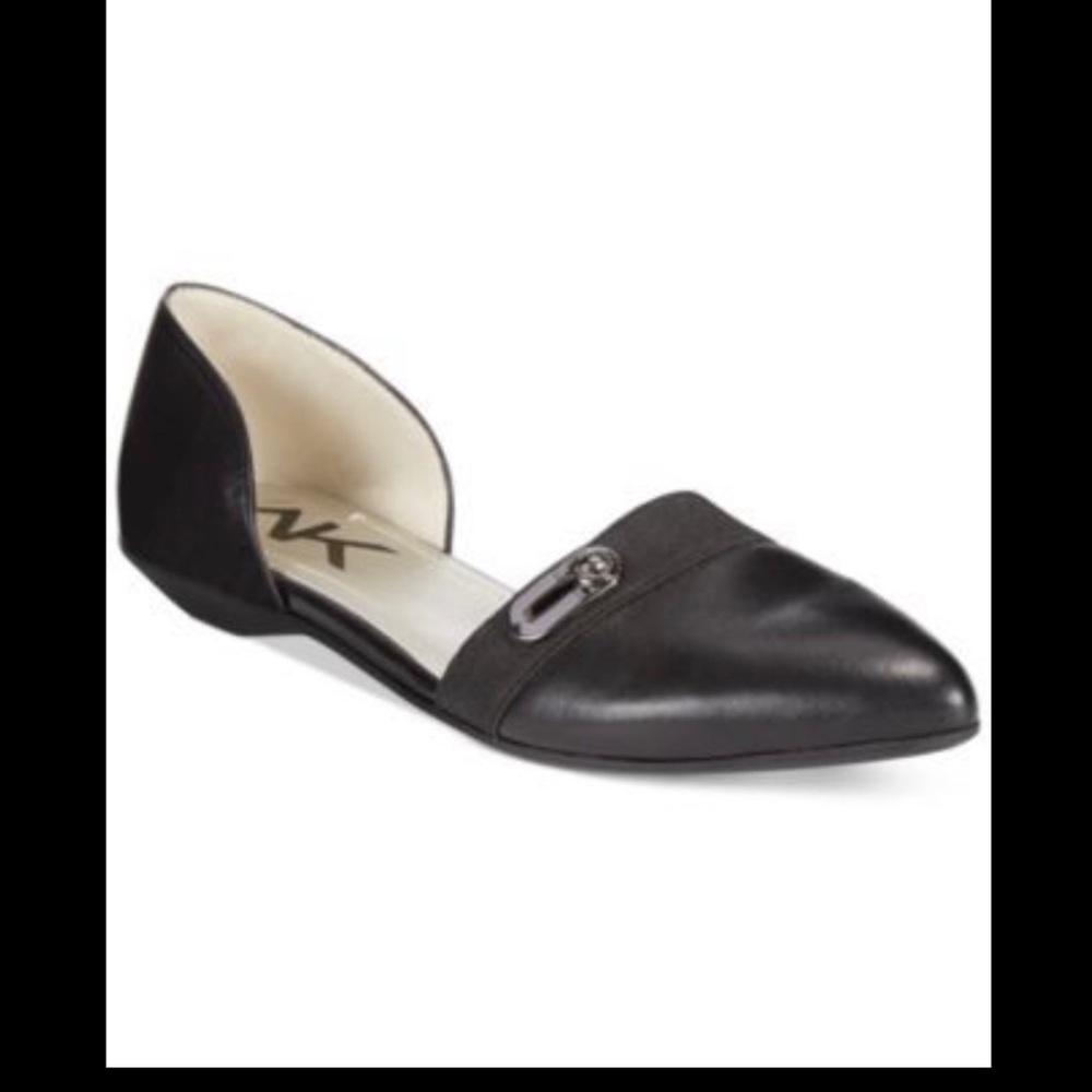 Anne Klein Sport Black Flats Size 6.5